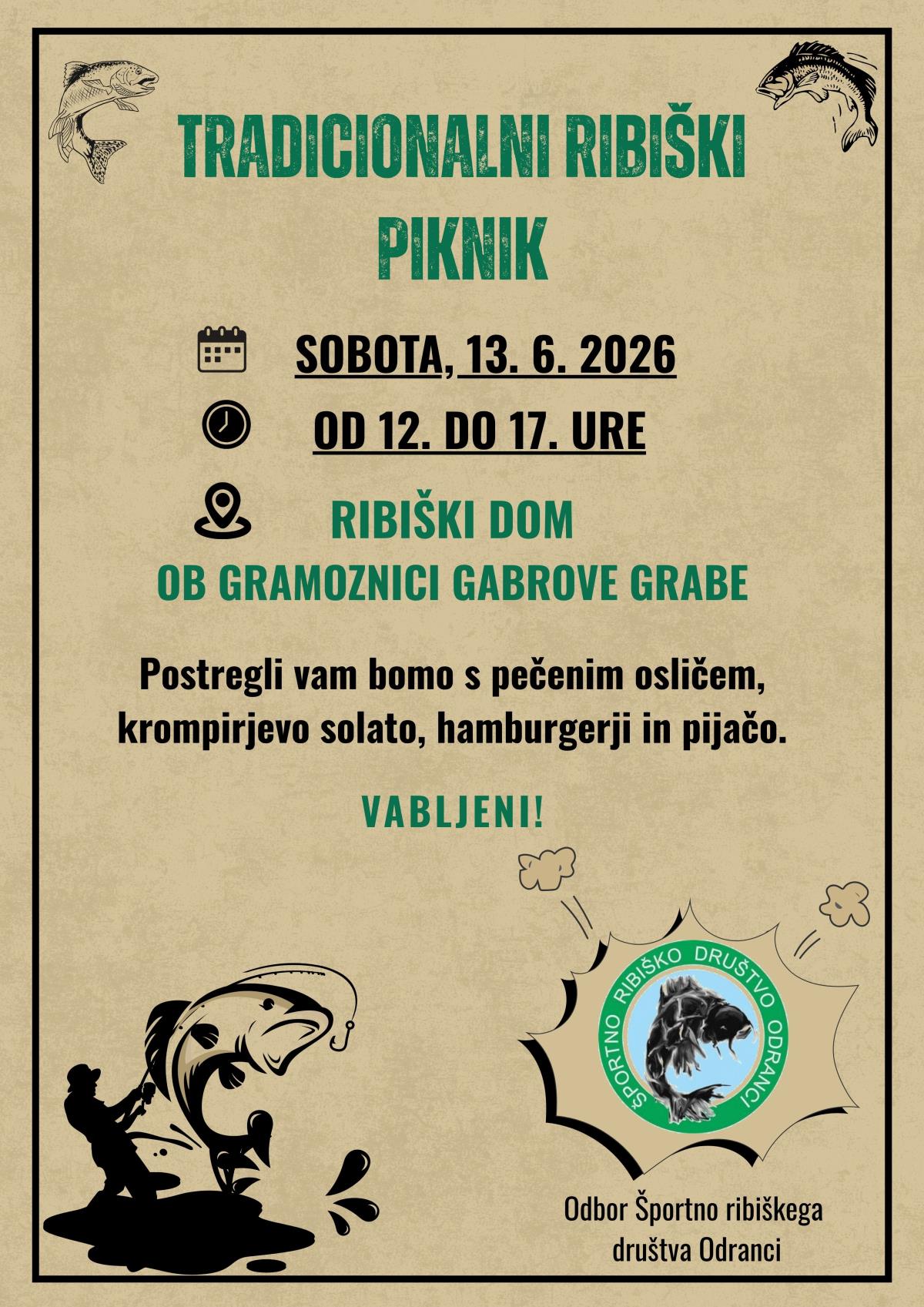 VABILO - TRADICIONALNI RIBIŠKI PIKNIK